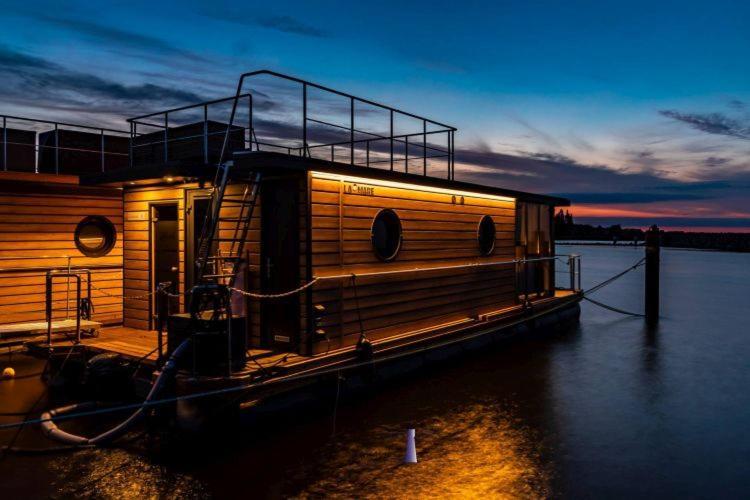 Hausboot Fjord Polaris Mit Biosauna In Barth Exterior foto